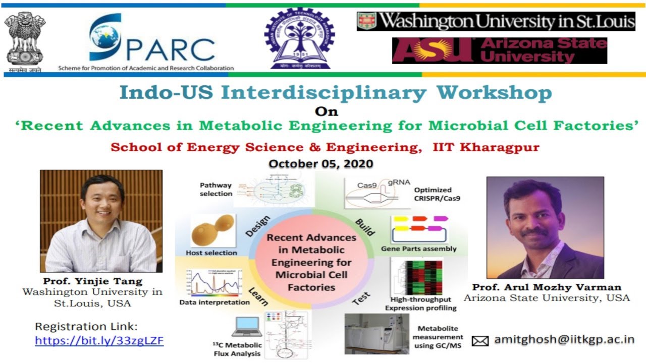 Indo-US Workshop on Recent Advances in Metabolic Engineering for Microbial Cell Factories