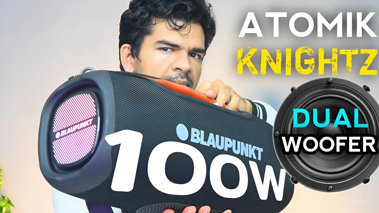 Feel the Thump - BLAUPUNKT ATOMIK KNIGHTZ 100W with Karioke mic