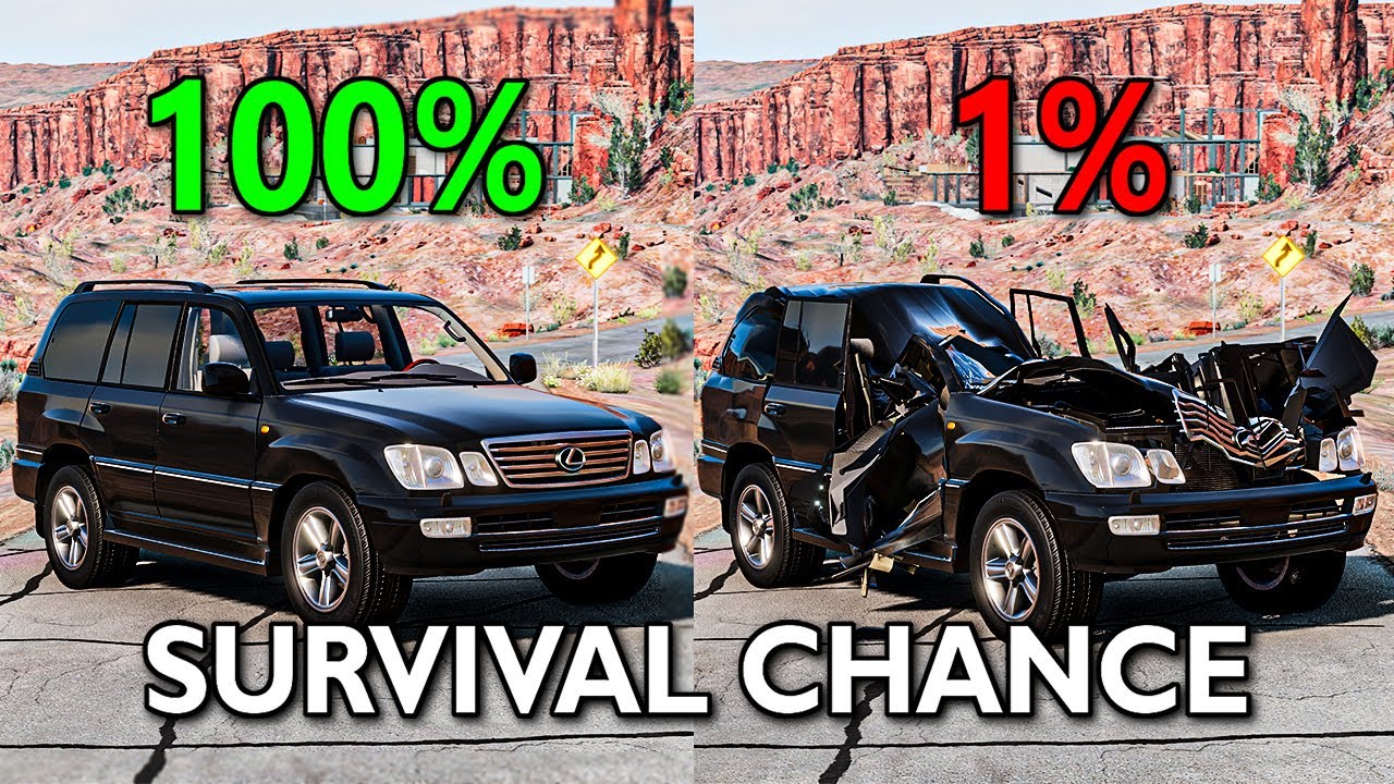 Realistic Survival Chance Crashes #19 | BeamNG.drive