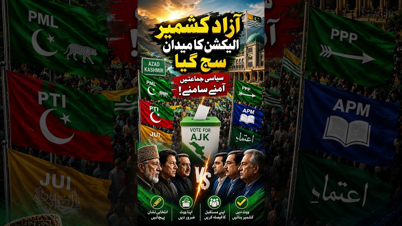 Azad Kashmir Elections 2026: Voter Lists Updated, Political Activities Intensify