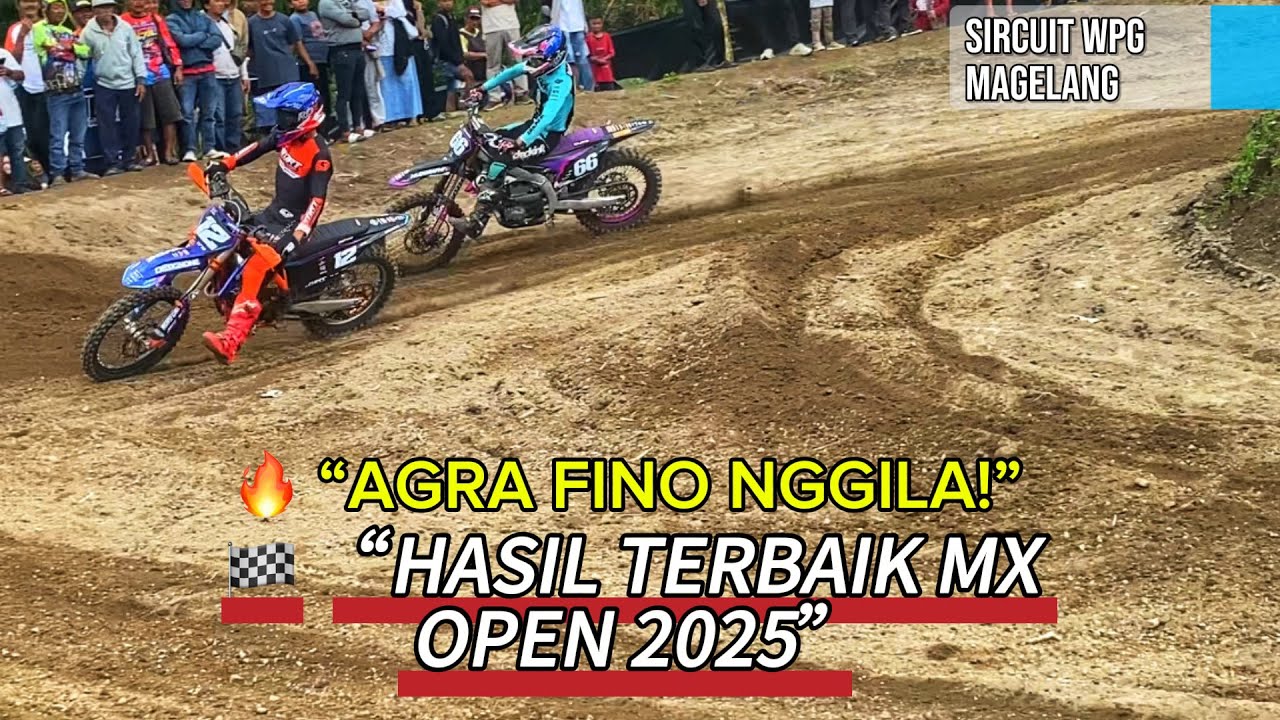 “Agra Fino Nayotama Menggila! Raih Hasil Terbaik MX Open Kejurnas Grasstrack 2025 di Magelang!”