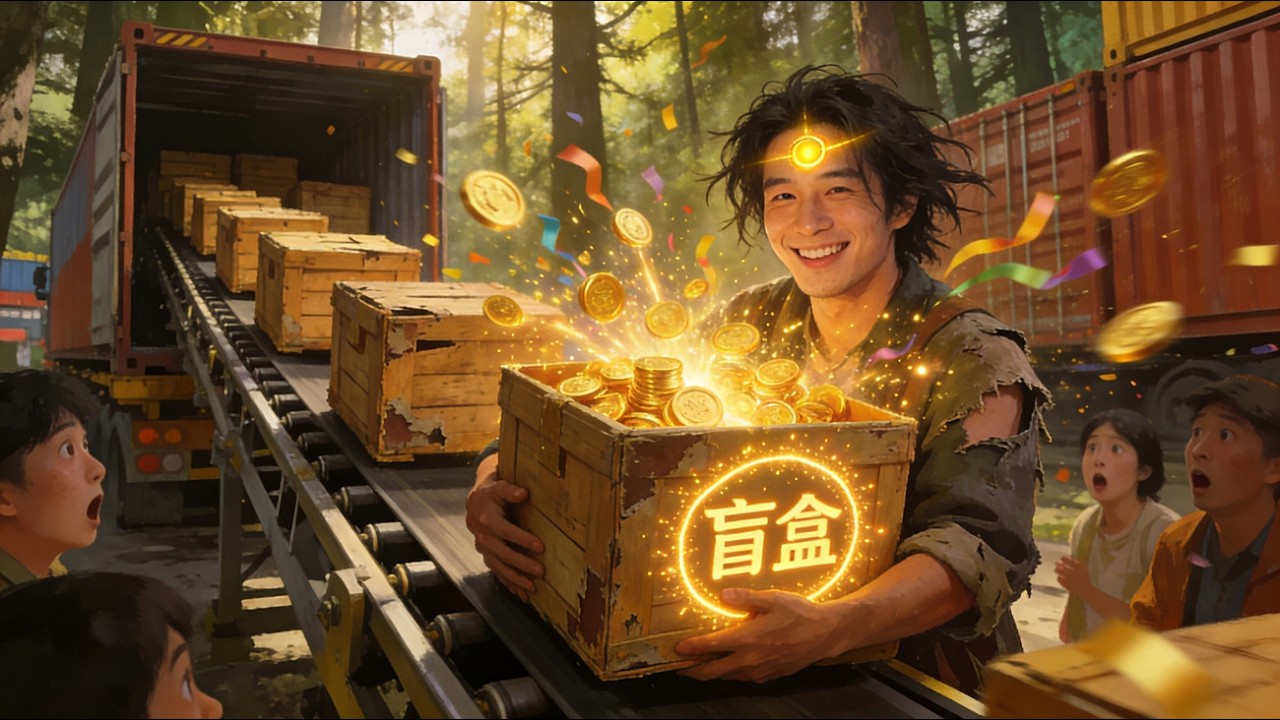 【全🔥網🔥首🔥發】🔥寶蓮燈碎覺醒天眼，草根裝卸工開貨櫃盲盒登頂航運千億王座！