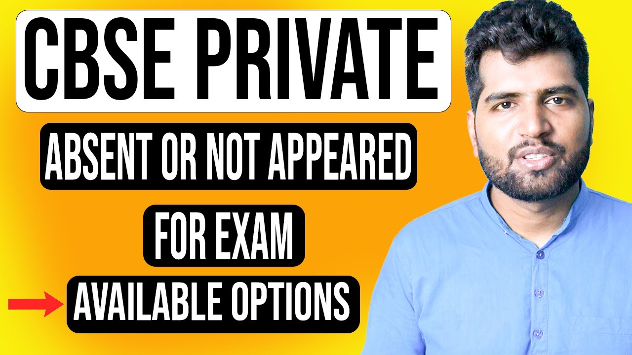 CBSE Private Exam Update | Board Paper Left | Absent in CBSE Private Exam | Available Options