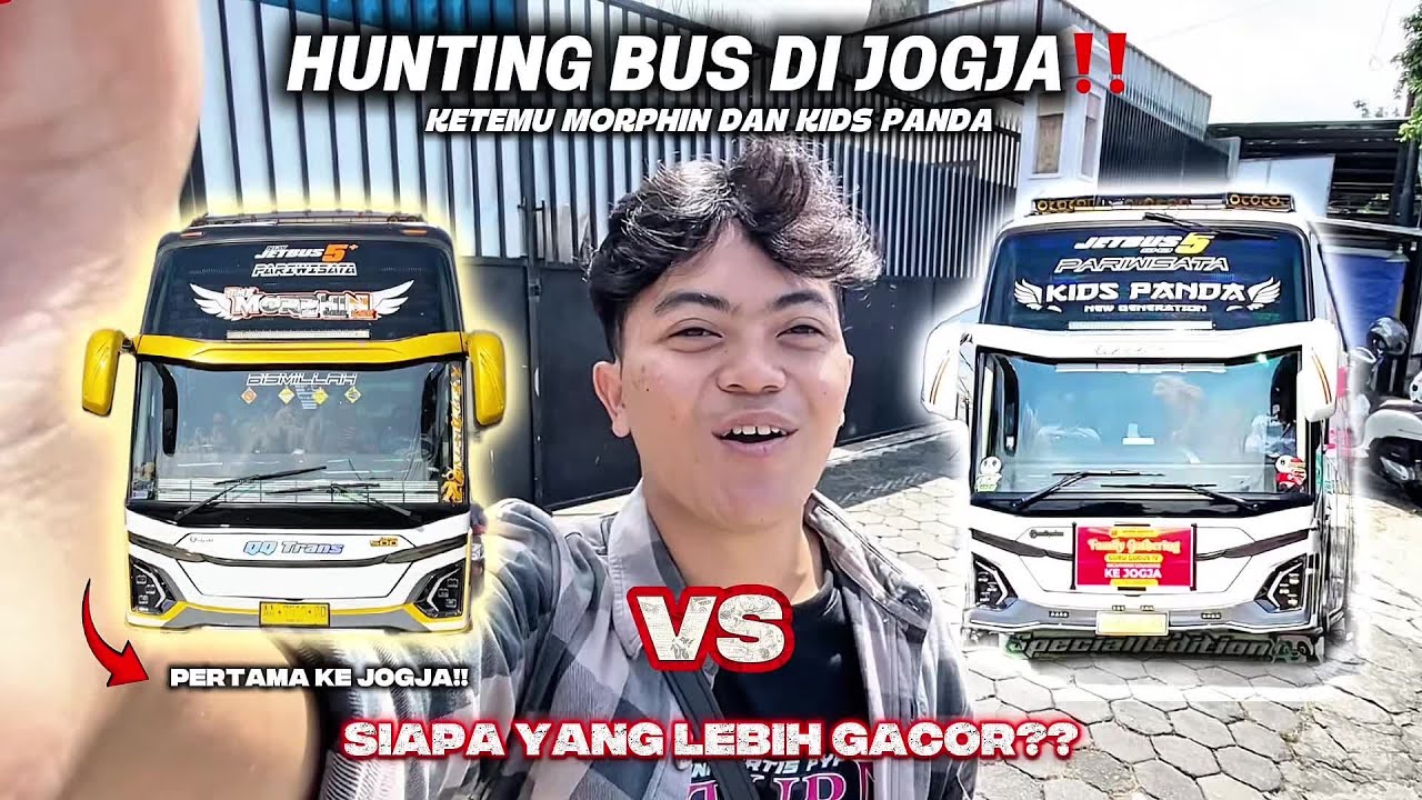 HUNTING BUS DI JOGJA KETEMU MORPHIN DAN KIDS PANDA!!