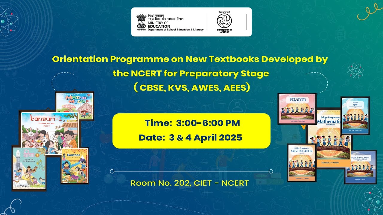 Orientation Programme on New Textbooks Developed by the NCERT for Preparatory Stage
