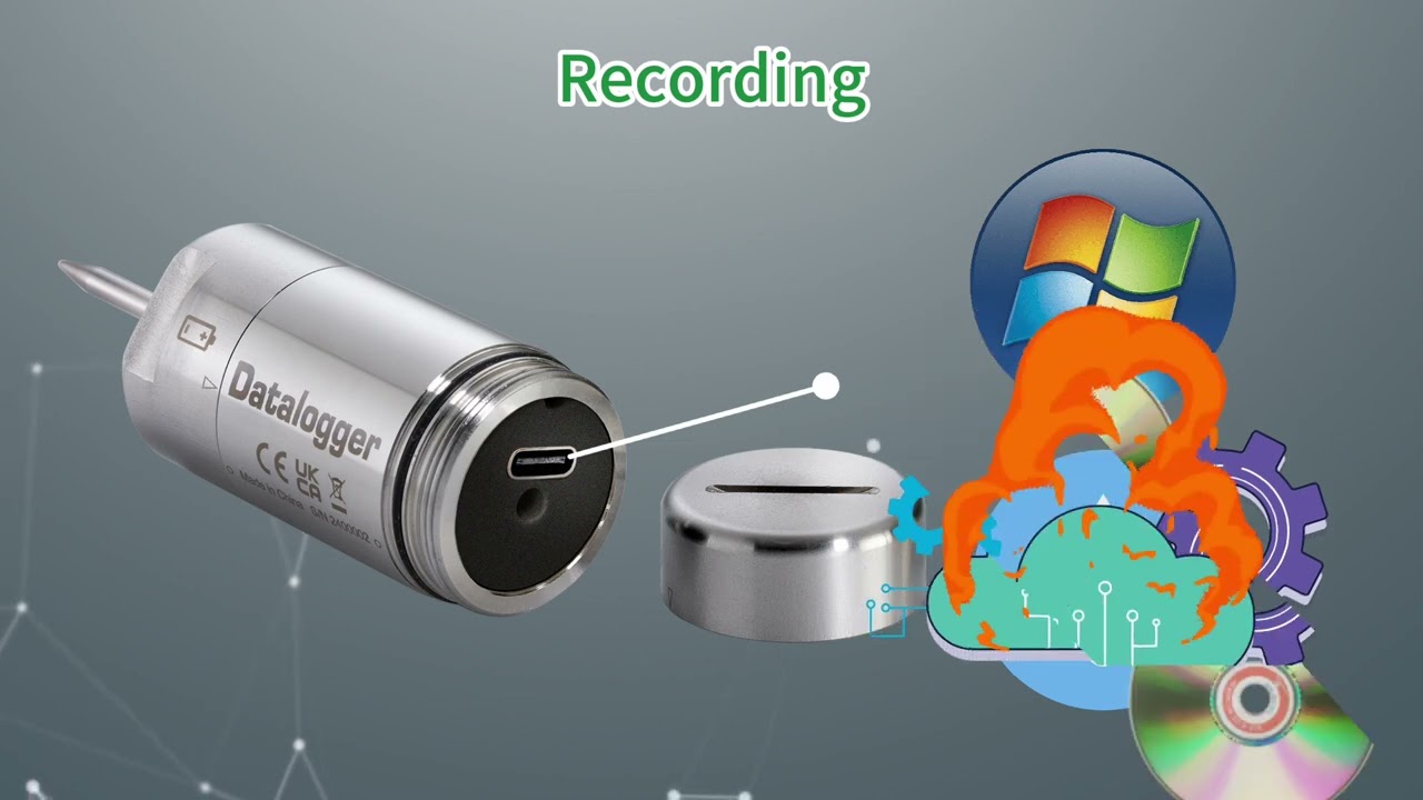 AZ 88170 high temperature datalogger, stainless housing. 140℃. For autoclave validation