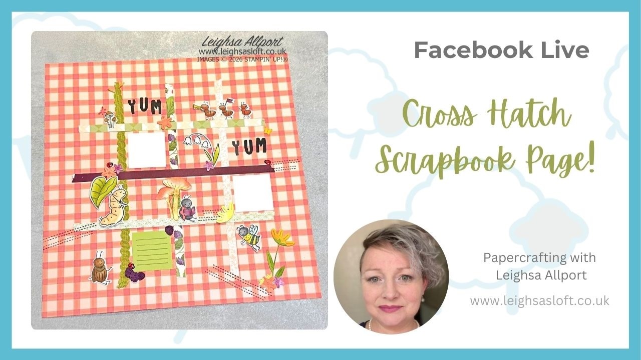 Facebook Live 5.2.26.  Creating A Fun Scrapbook Page.