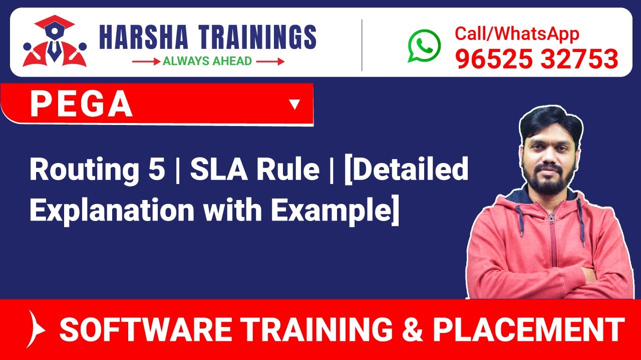 #Pega | Routing 5 | #SLARule | [Detailed Explanation with Example] |Pega Training | +91-9652532753