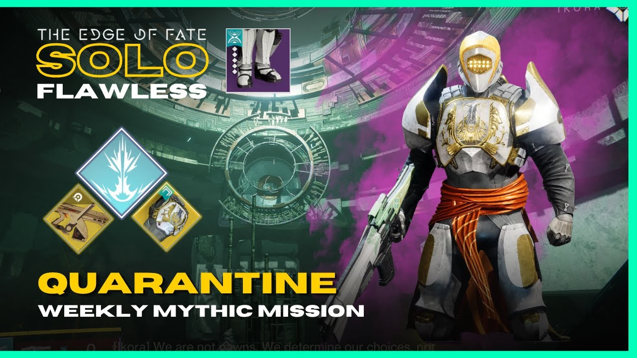 Tier 5 Loot From Kepler - Solo Flawless Weekly Mythic Mission 