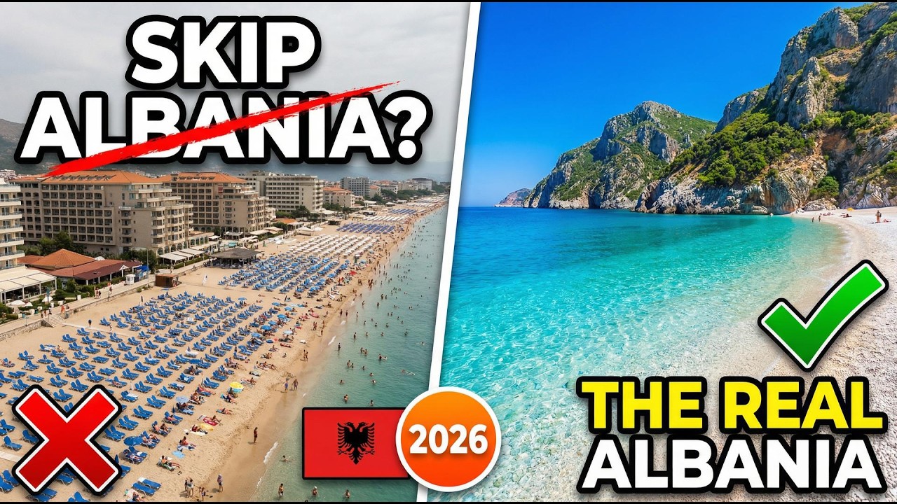 Albania’s Coastal Road Trip Shocked Me 🇦🇱 — Europe’s Last Hidden Paradise!
