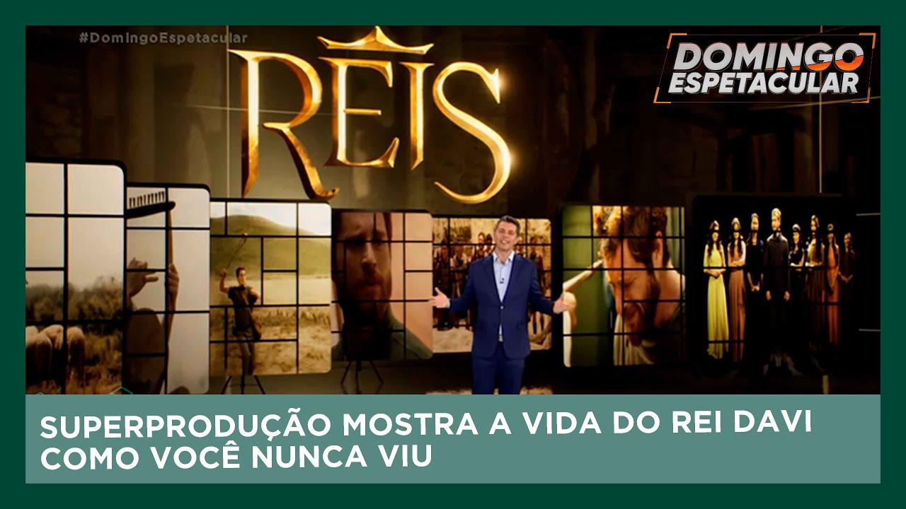 Reis A Conquista: Superprodução mostra a vida do Rei Davi como você nunca viu | Domingo Espetacular