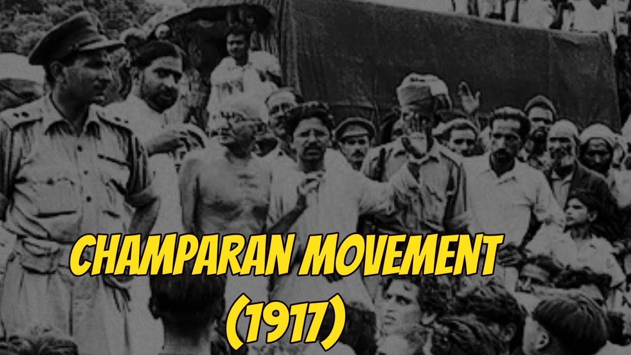 Champaran Movement (1917) || my tribute to gandhi this year|| popular movements in simple way