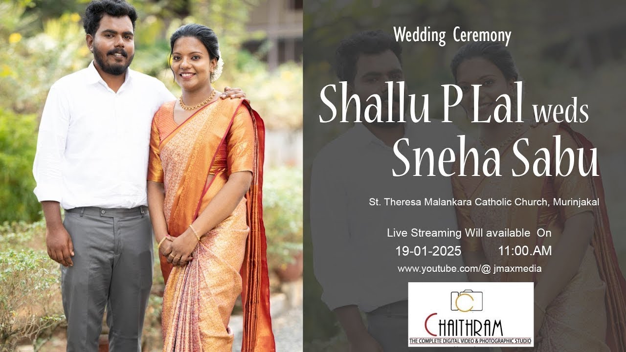 Shallu P Lal with  Sneha Sabu  | Wedding Live |