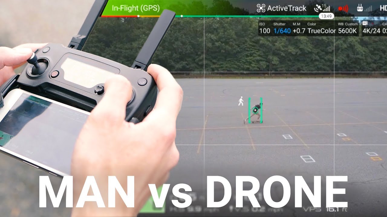 Man vs. Drone: How Good Are DJI's Intelligent Flight Modes?