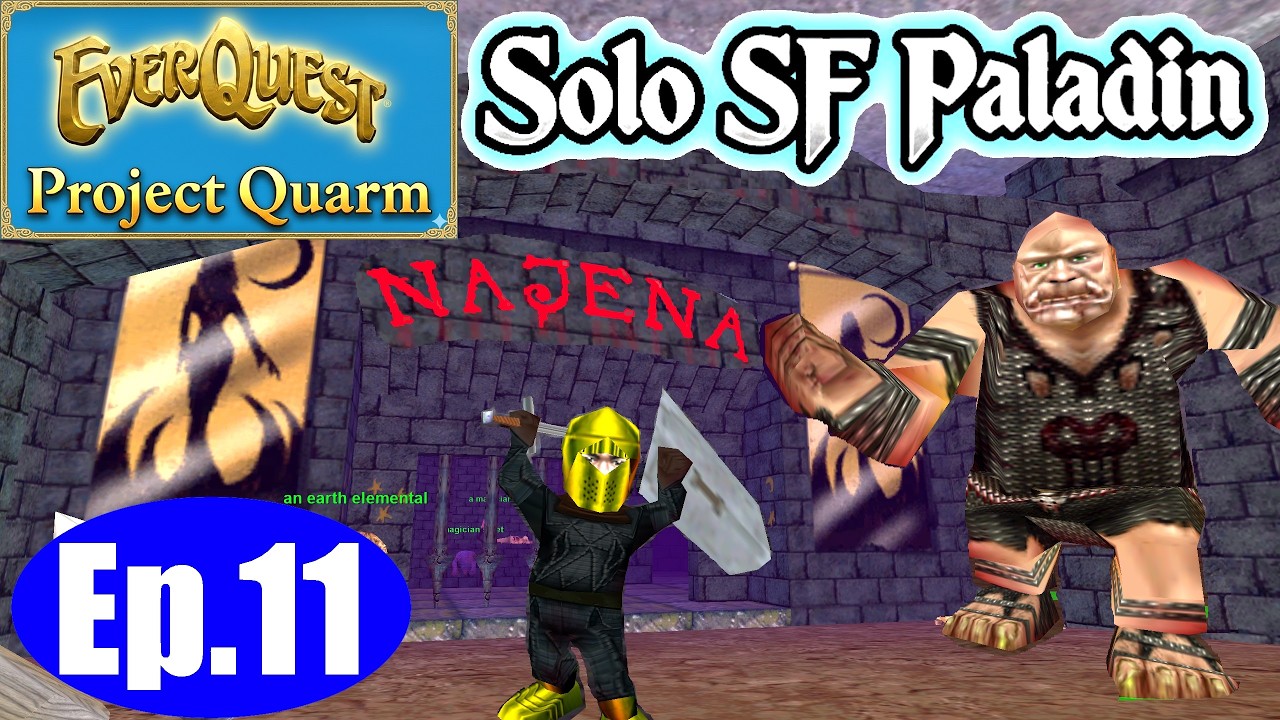 Everquest: Quarm | Solo Self Found Paladin Ep. 11 | GhoulBane & Najena