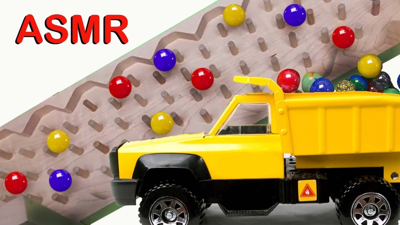 ASMR HABA Marble Dump Truck Play