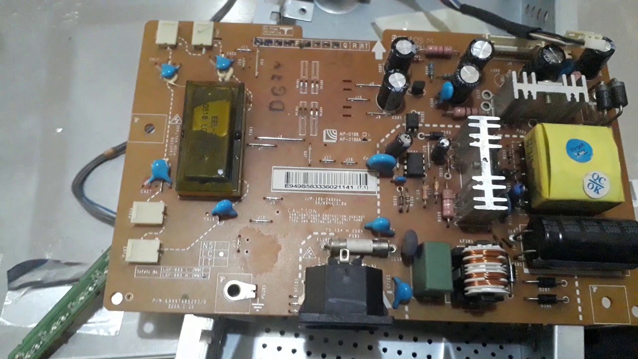 Consertando tela LCD FLATRON LG