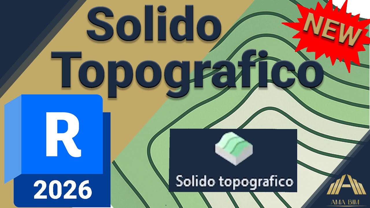 REVIT 2026 Novit&agrave; solido topografico
