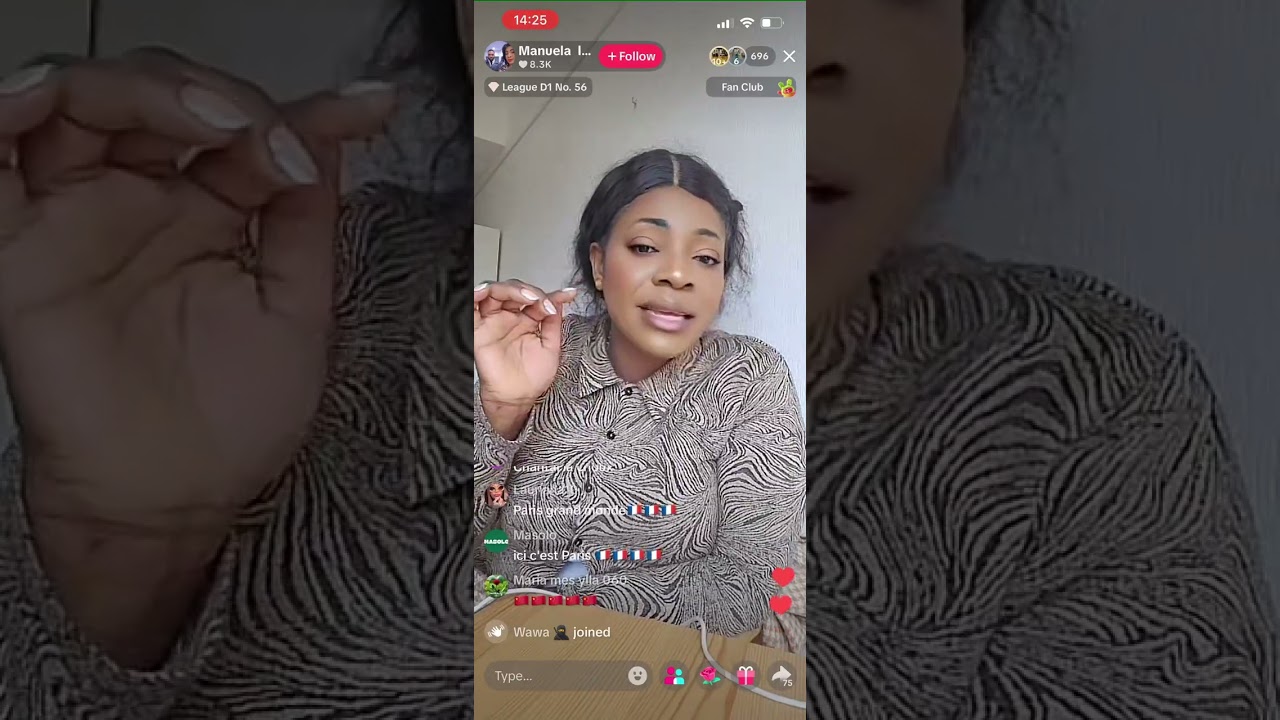 Manuela aye mabe pona Carine 