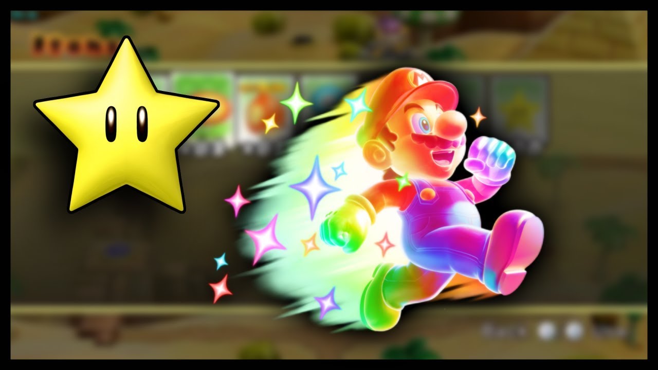 New Super Mario Bros. Wii | Удержание Звездной Силы на протяжении всего уровня