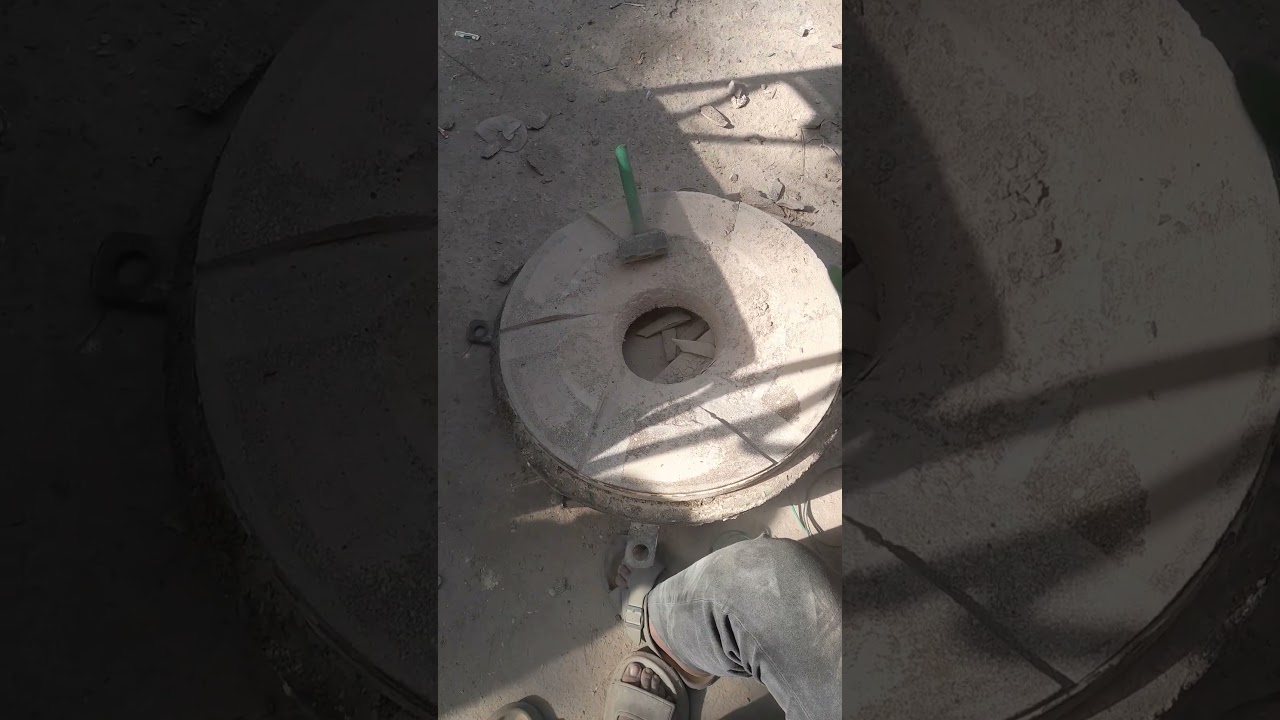 Flour mill stone cutting & grinding, Atta chakki. #machine