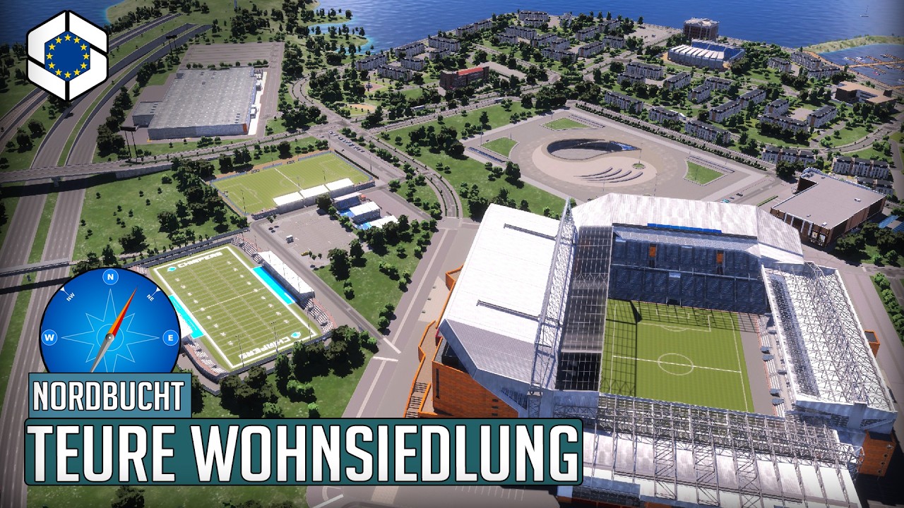 Neue teure Wohnsiedlung in Cities Skylines 2 | Nordbucht 168
