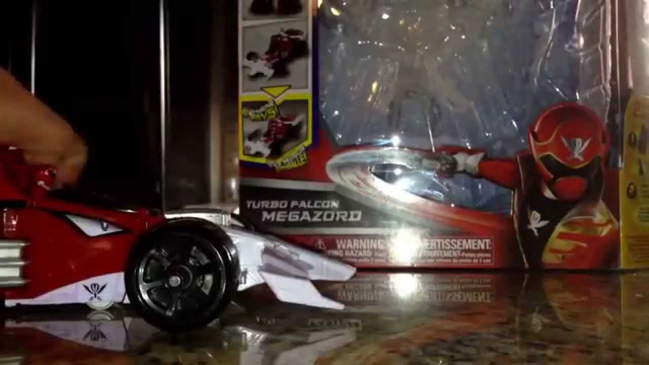 Dx turbo falcon Megazord review part 1 (power rangers super megaforce)
