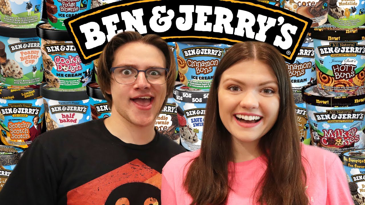 Trying Every Ben and Jerry's Ice Cream Flavor!