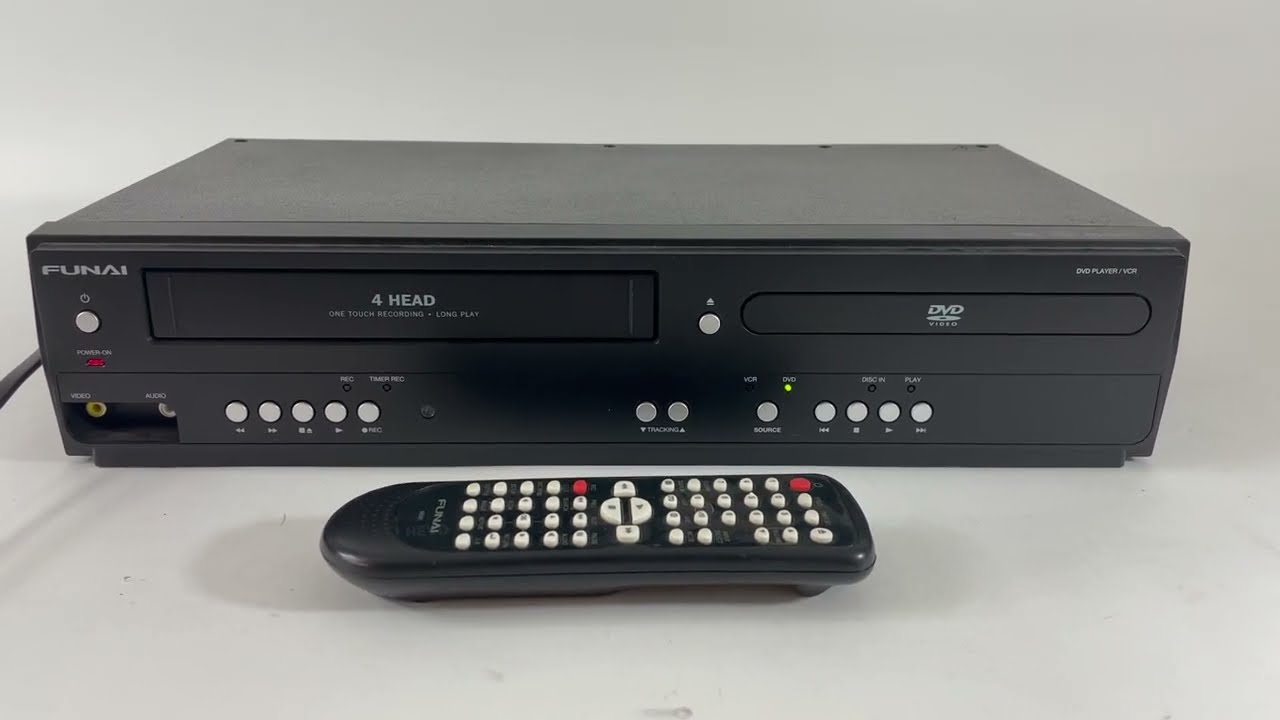 Funai DV220FX4 DVD VHS Player VCR Recorder Combo w/ Remote