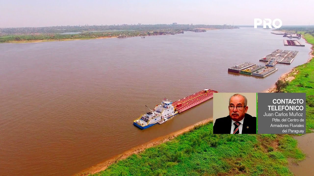 Paraguay es el tercero en el mundo en transporte fluvial