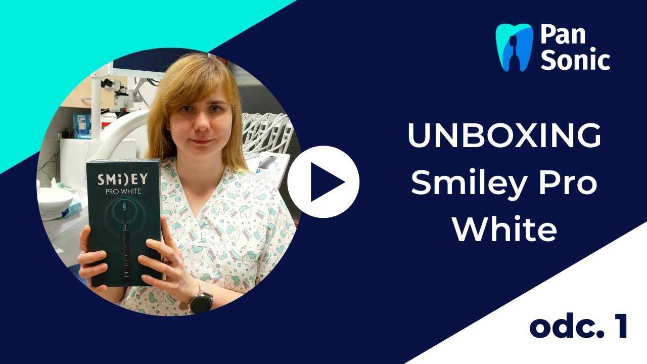 Smiley Pro White - UNBOXING - szczoteczka soniczna