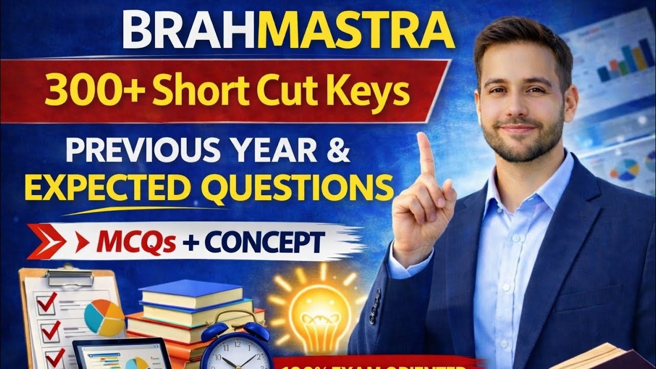Computer Top 300 Important ShortCut Key | ITI Training Officer Marathon Class | ITI TO COPA 2026