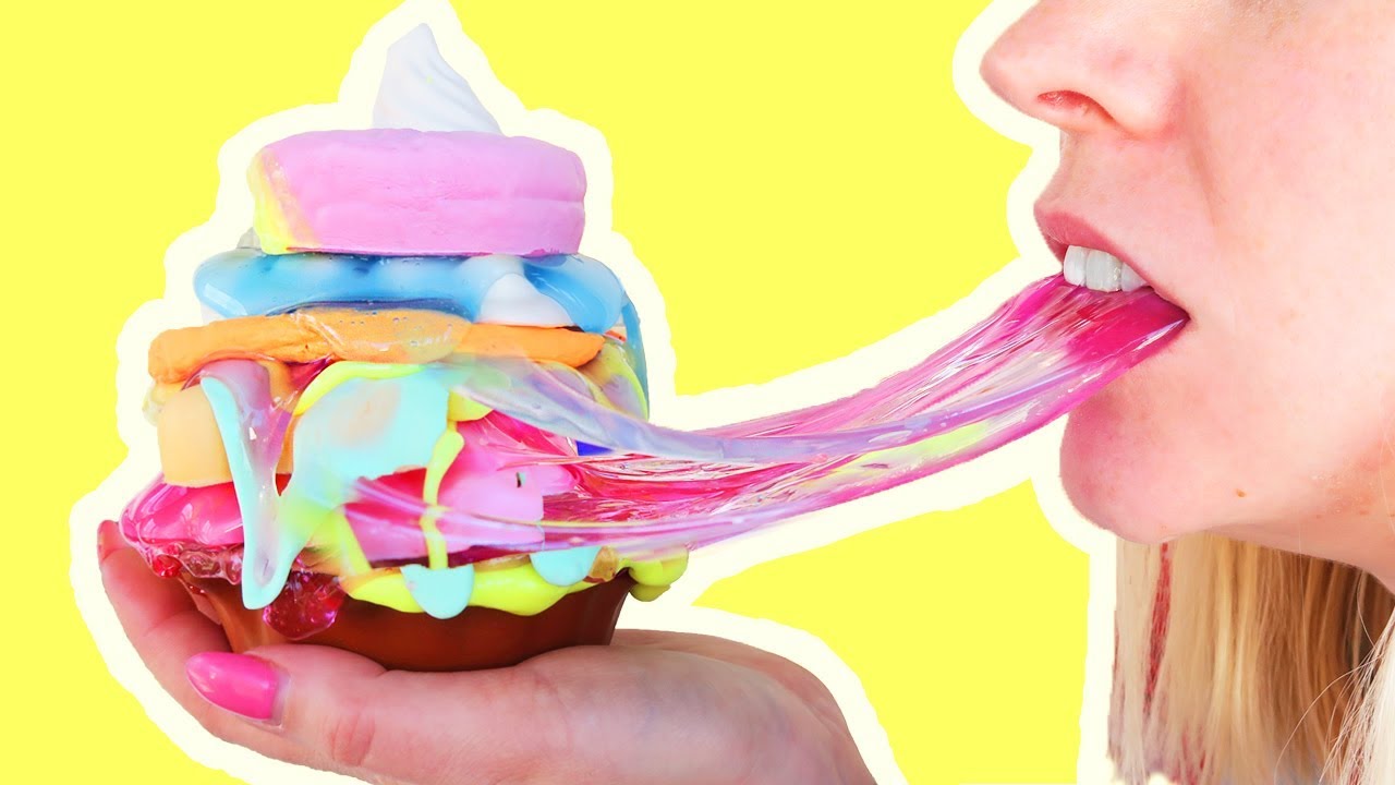 SKAPAR BAKELSER AV SQUISHY OCH SLIME!