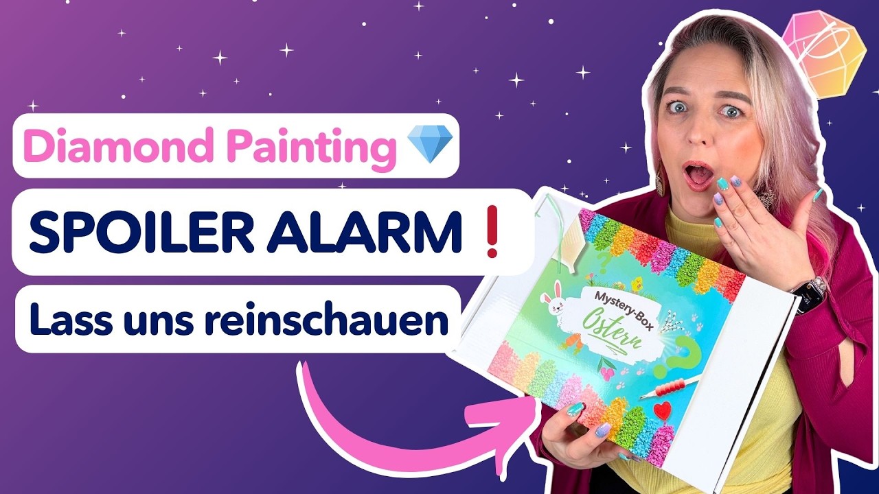 NEU Picmondoo Mystery Box Ostern 🐣 - Wir packen ALLES aus! I Diamond Painting Tagebuch