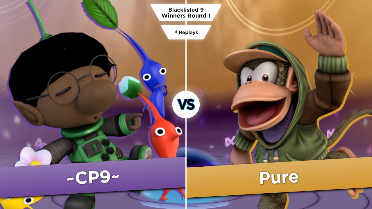 Blacklisted 9 WR1 - ~CP9~ (Olimar) vs Pure (Diddy Kong)