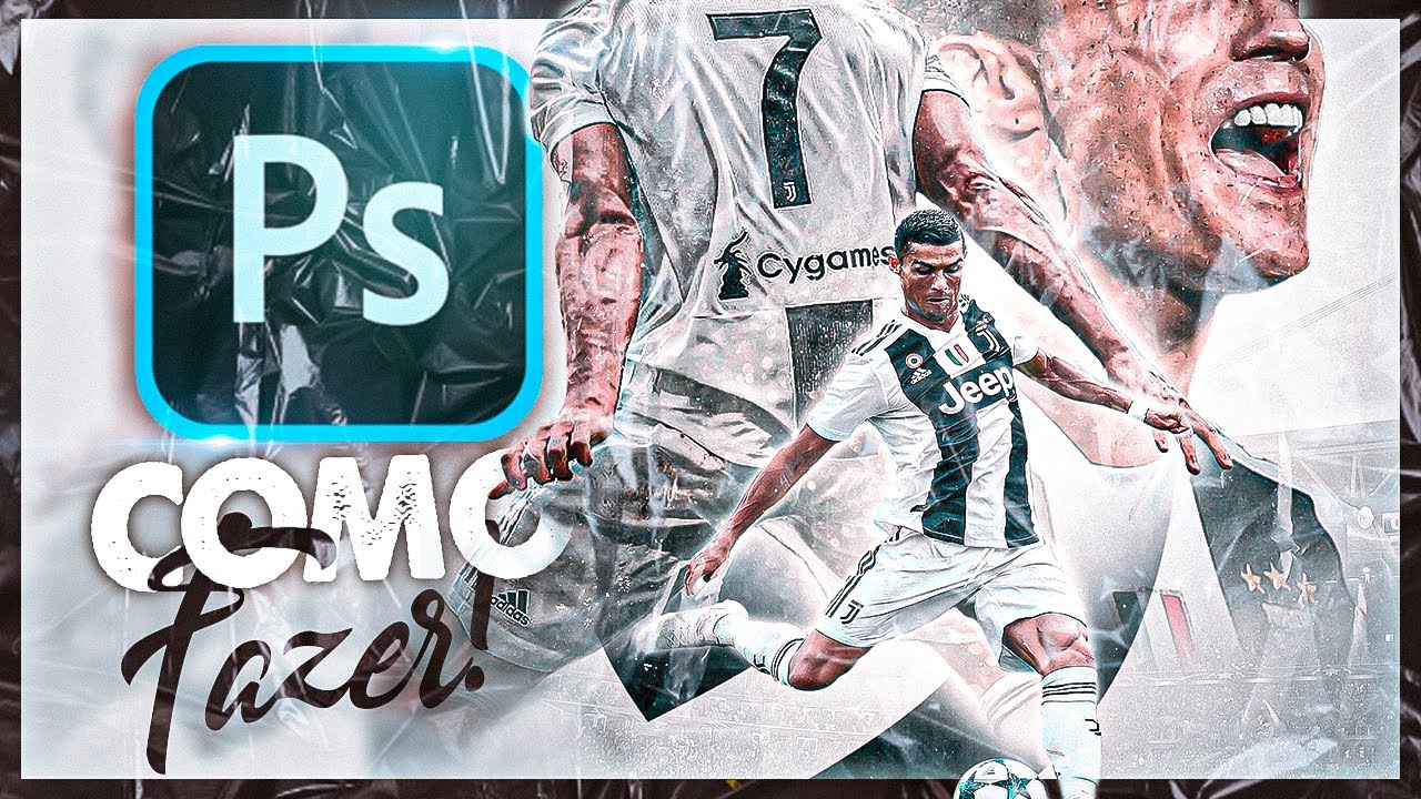 Como Fazer Um Flyer De Futebol Profissional | Cristiano Ronaldo Photoshop