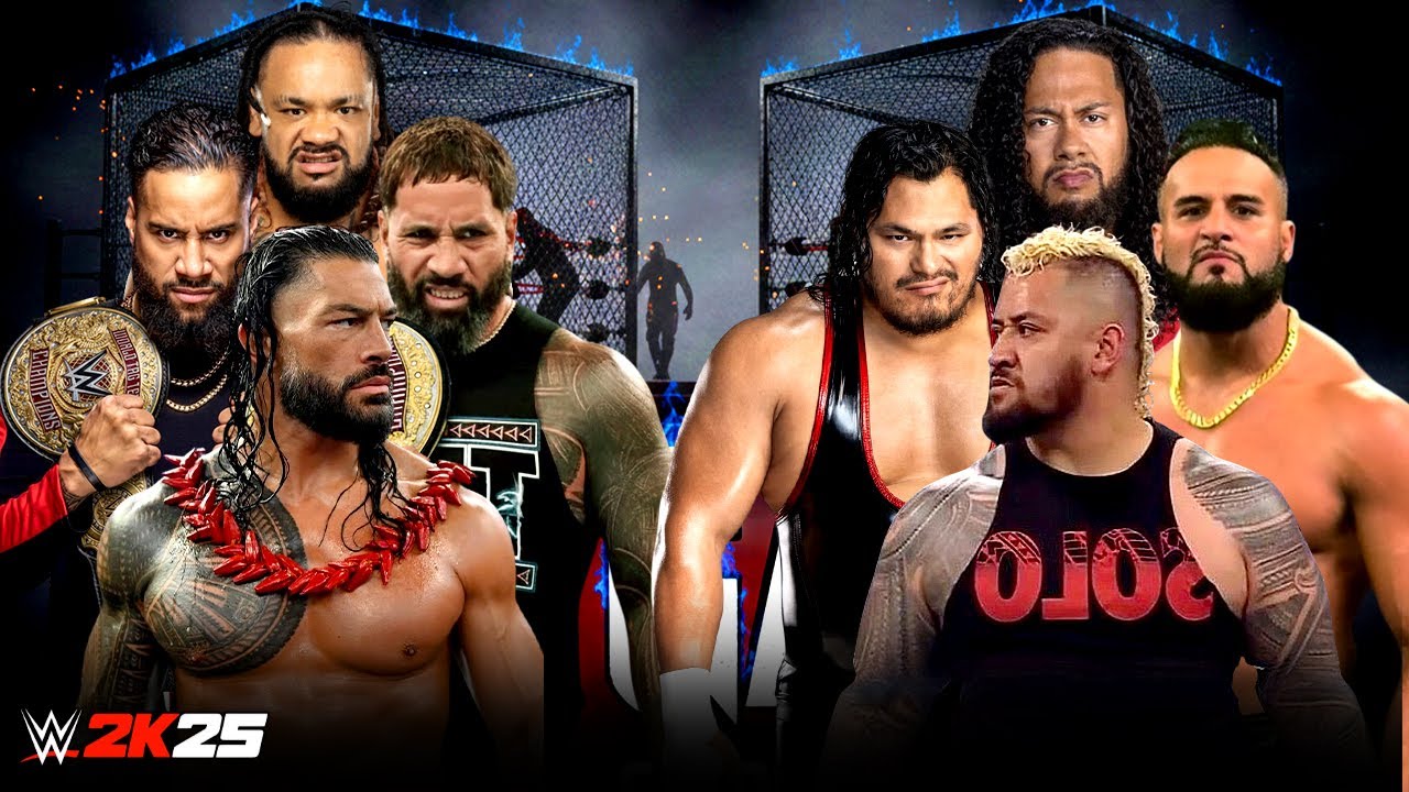 WWE Roman Reigns & The OG Bloodline vs Solo Sikoa & The MFTs | 08-Feb-2026