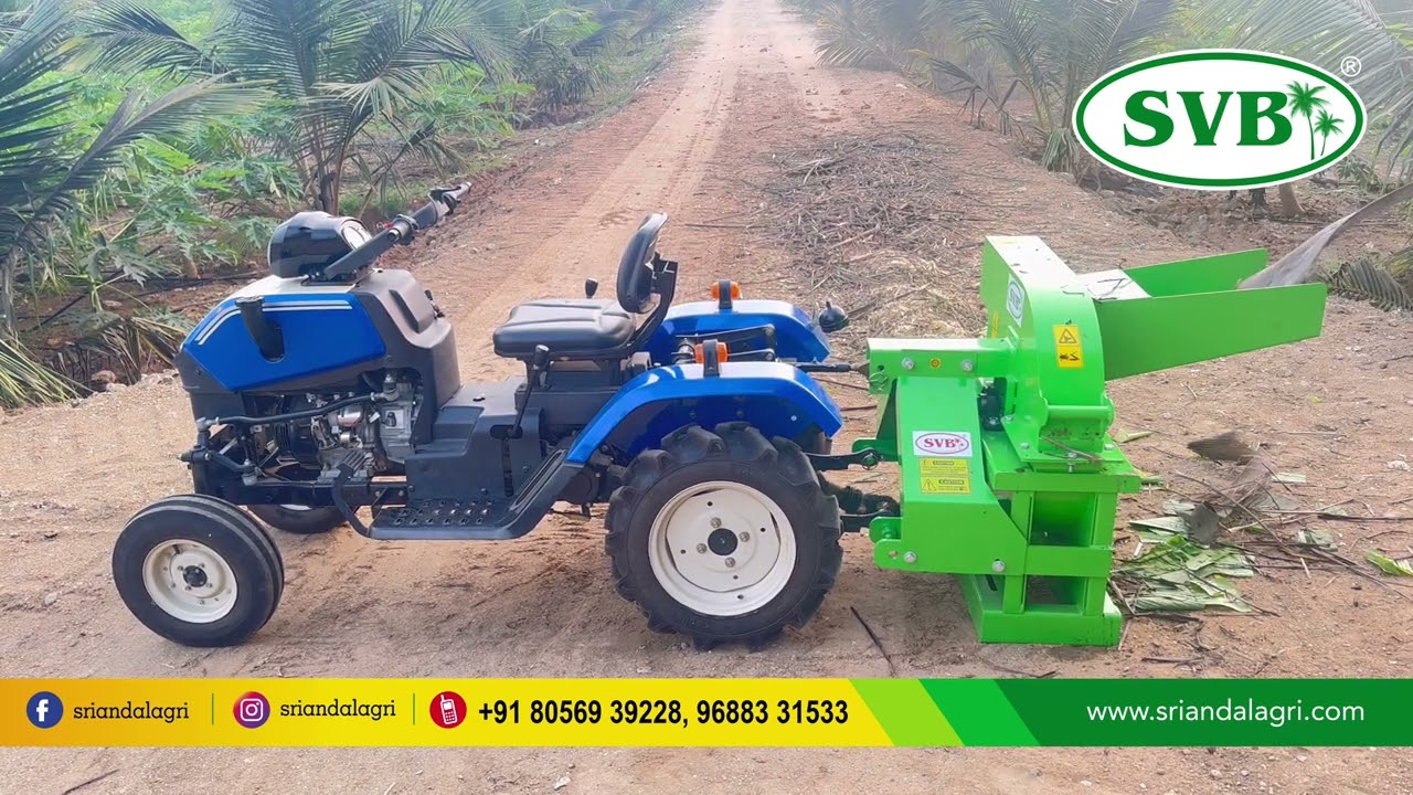 SVB - SWARAJ CODE / MINI TRACTOR - PTO OPERATED SHREDDER MACHINE 10 HP & ABOVE