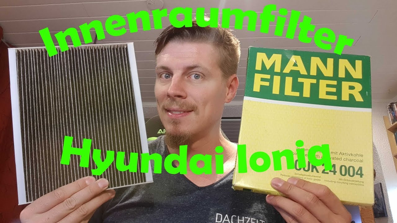Hyundai Ioniq - Innenraumfilter wechseln - Aktivkohllefilter