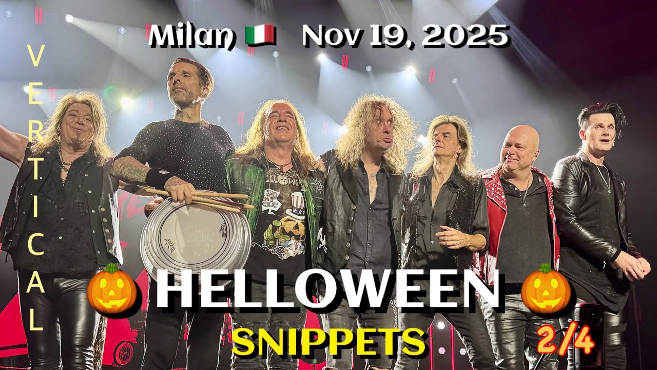 Helloween - Snippets 2 of 4 @Unipol Forum, Milan, Italy 🇮🇹 November 19, 2025 LIVE