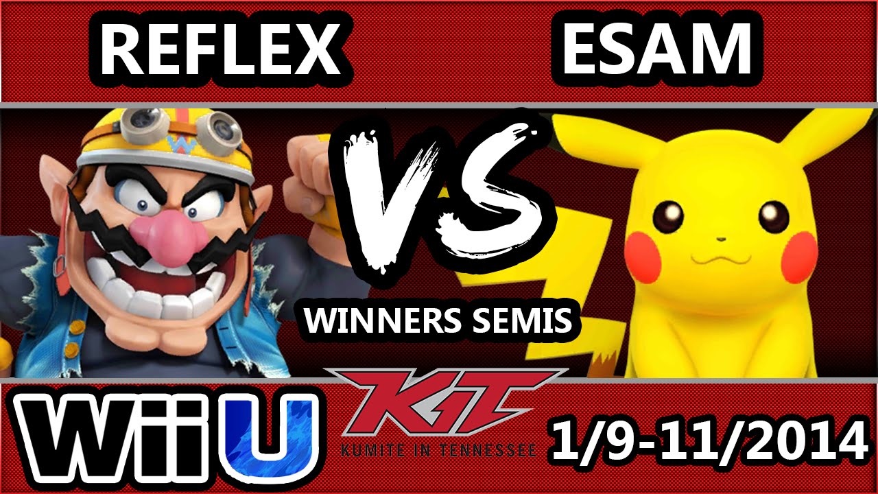 KiT 15 - Reflex (Wario) Vs. CT | Esam (Pikachu) SSB4 Winners Semis - Smash 4