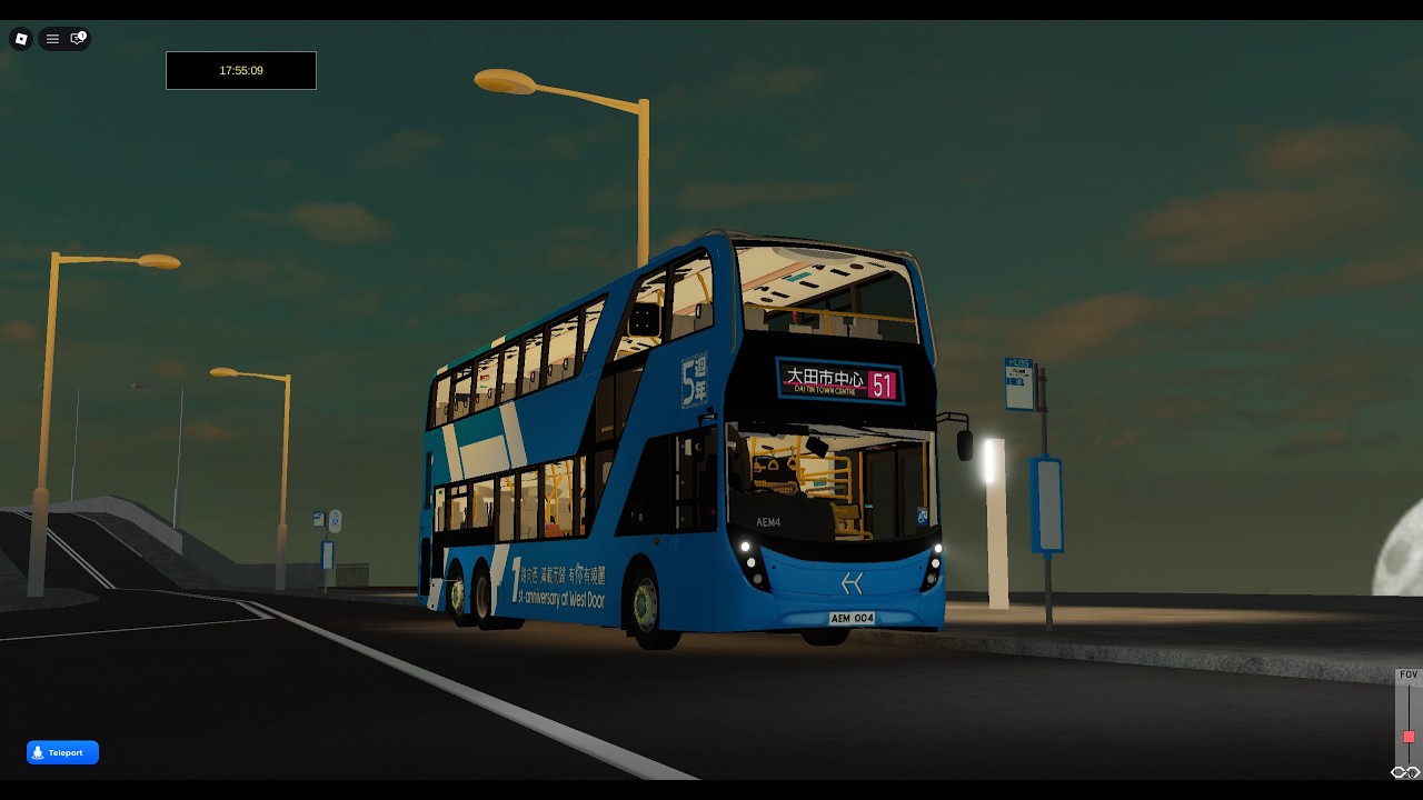 [Roblox Gameplay Ep1310] Roblox 西門市51線(往大田市中心) West Door City Route 51 (To Dai Tin Town Centre)