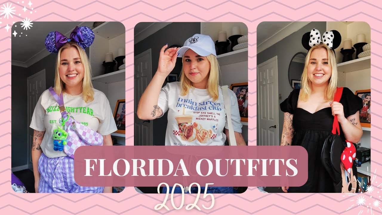 What I’m Wearing to Disney World 2025!✨ Florida Outfit Planning Vlog