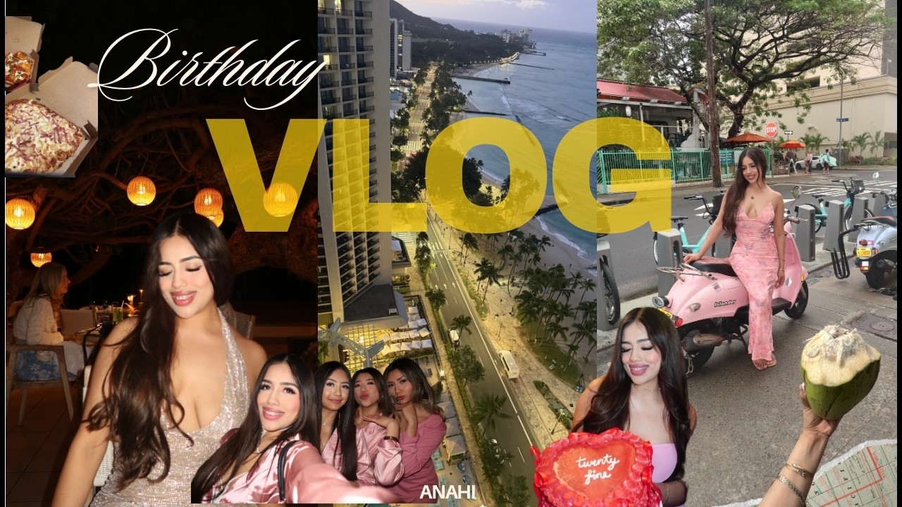 birthday vlog| nail day, galentines, hawaii & more!