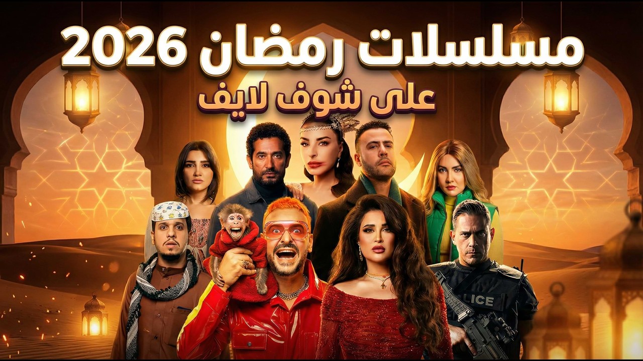 مسلسلات رمضان 2026 📺 أفضل الأعمال كيف تشاهدها مجاناً على شوف لايف؟