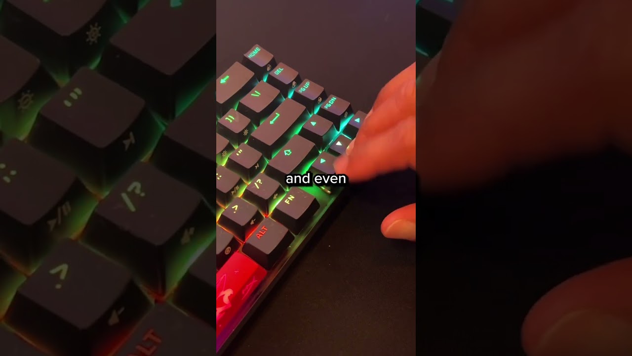 Почему нам нравится клавиатура Alloy Origins 65% 🙌😚 #65keyboard #keebtok #pcgaming