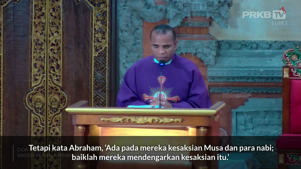 Bacaan Injil dan renungan hari ini 5 Maret 2026 - Lukas 16:19-31