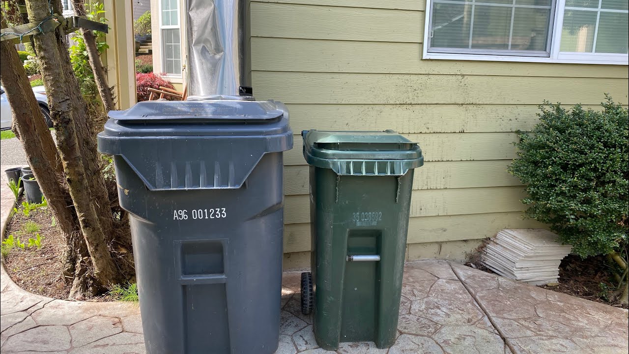 I got 5 new garbage cans