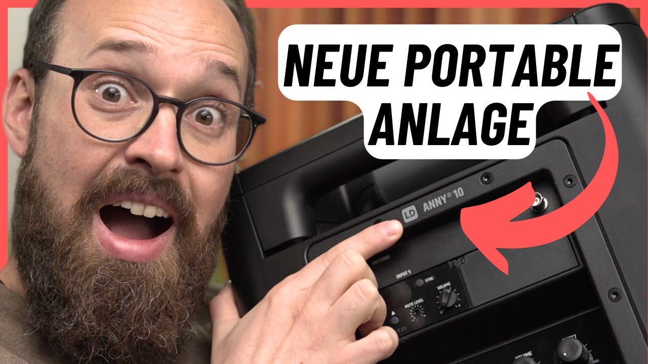Mobiler Lautsprecher LD Systems ANNY 10 Test und Tutorial