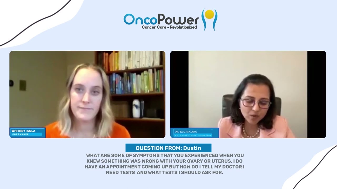What are symptoms of ovarian and uterus cancer  | Onco power